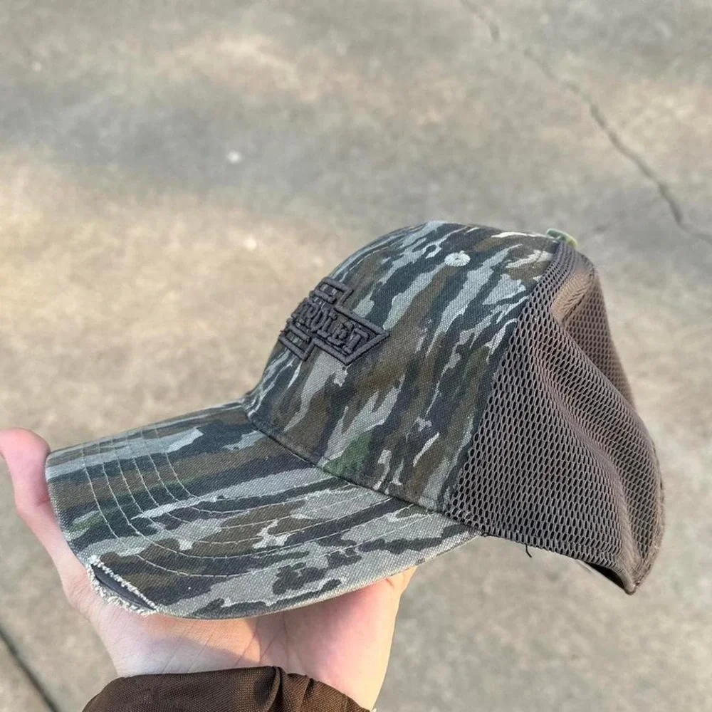 Vintage Camo‎ Chevrolet Logo Fitted Hat